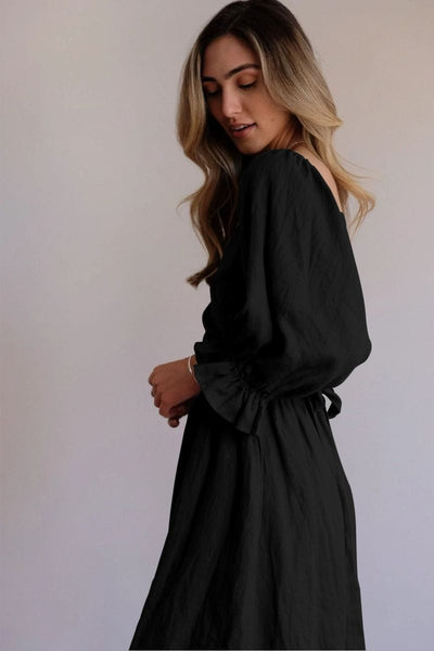 Tana | Robe française avec manches à volants