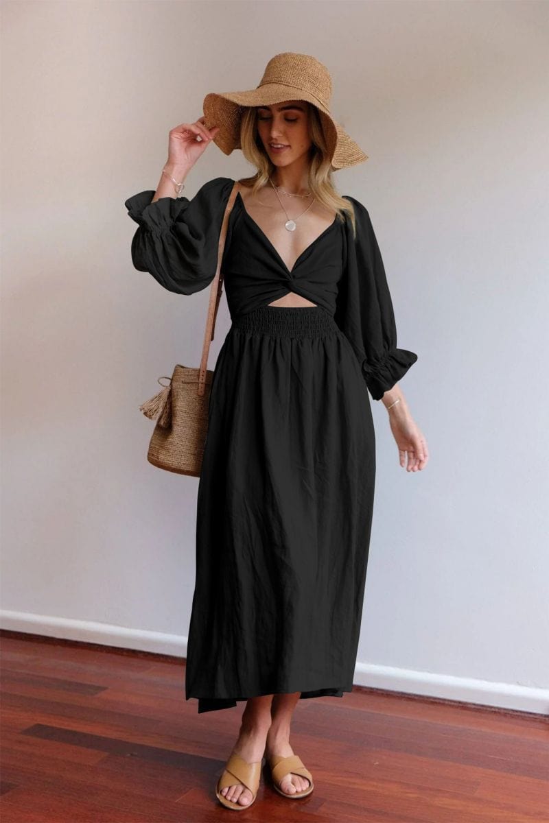 Tana | Robe française avec manches à volants