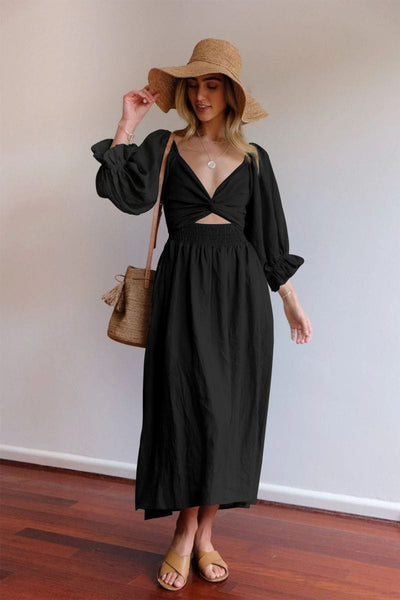 Tana | Robe française avec manches à volants